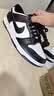 耐克NIKE男休闲板鞋 DUNK 运动鞋HF5441-100黑白40.5 实拍图