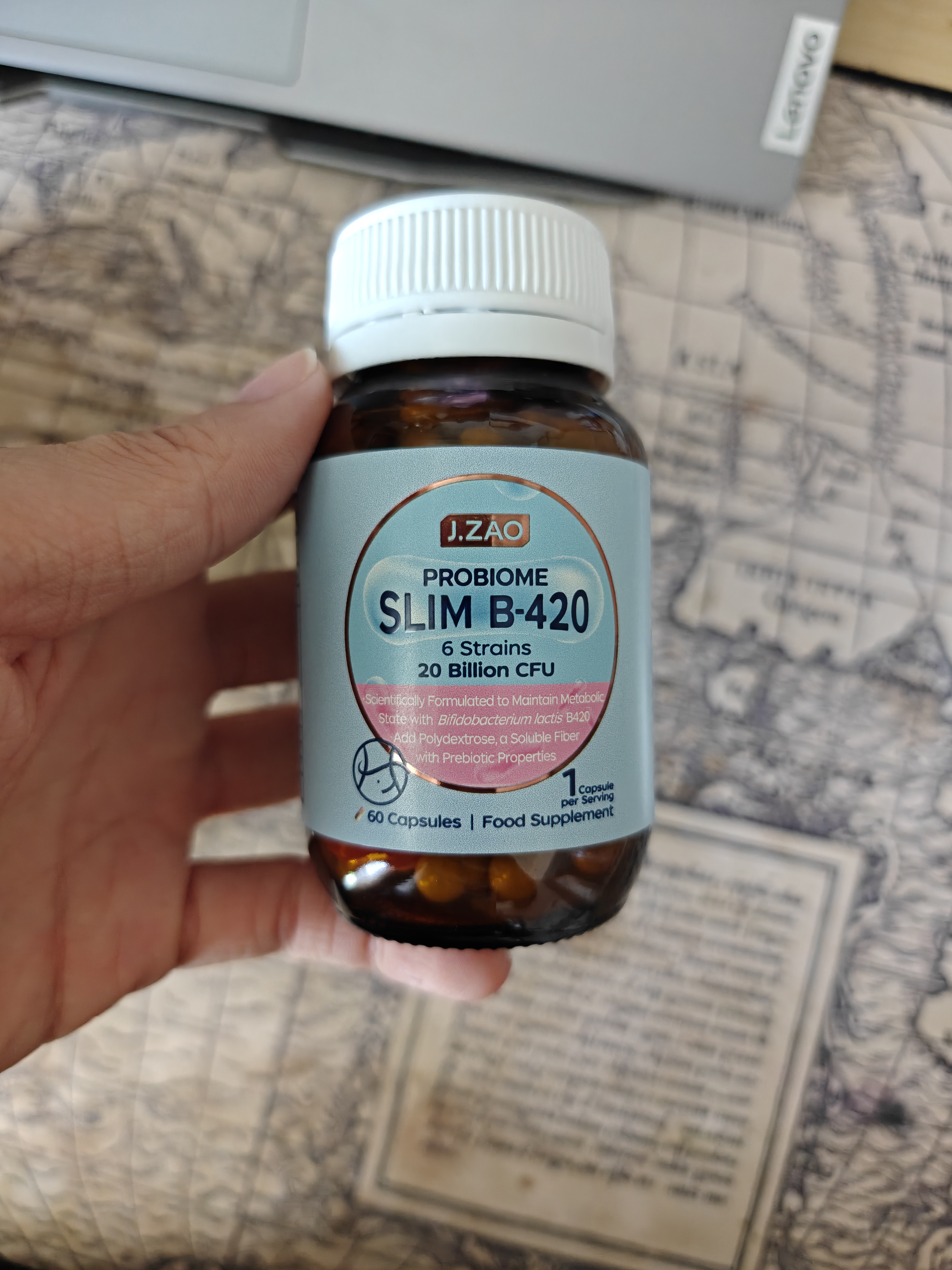 J.ZAO京东京造B420益生菌胶囊60粒 减肥燃脂塑身减肚子益生元 实拍图