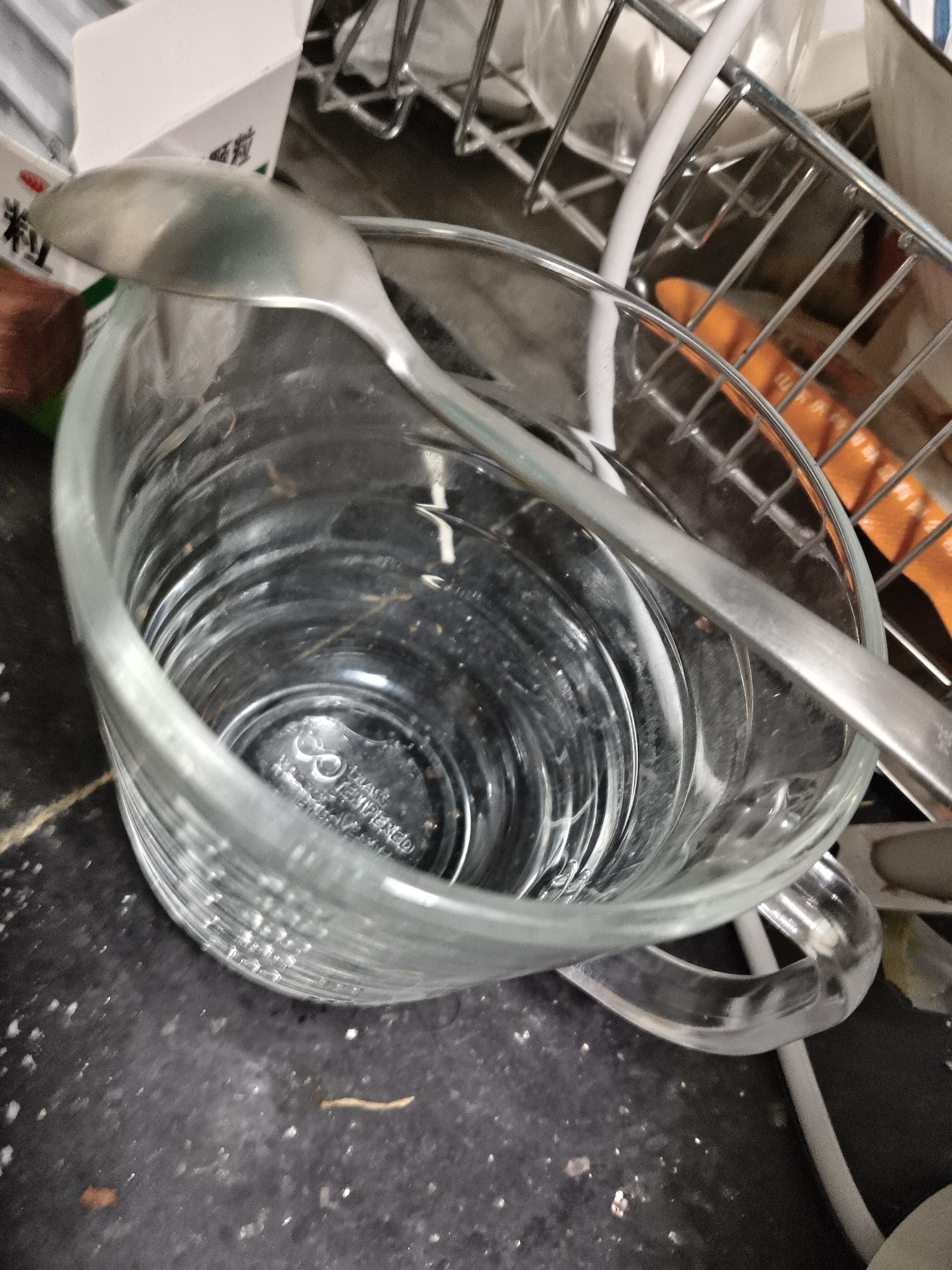 onlycook带盖玻璃早餐杯刻度量杯 牛奶燕麦杯打蛋杯 大容量 可进洗碗机 实拍图