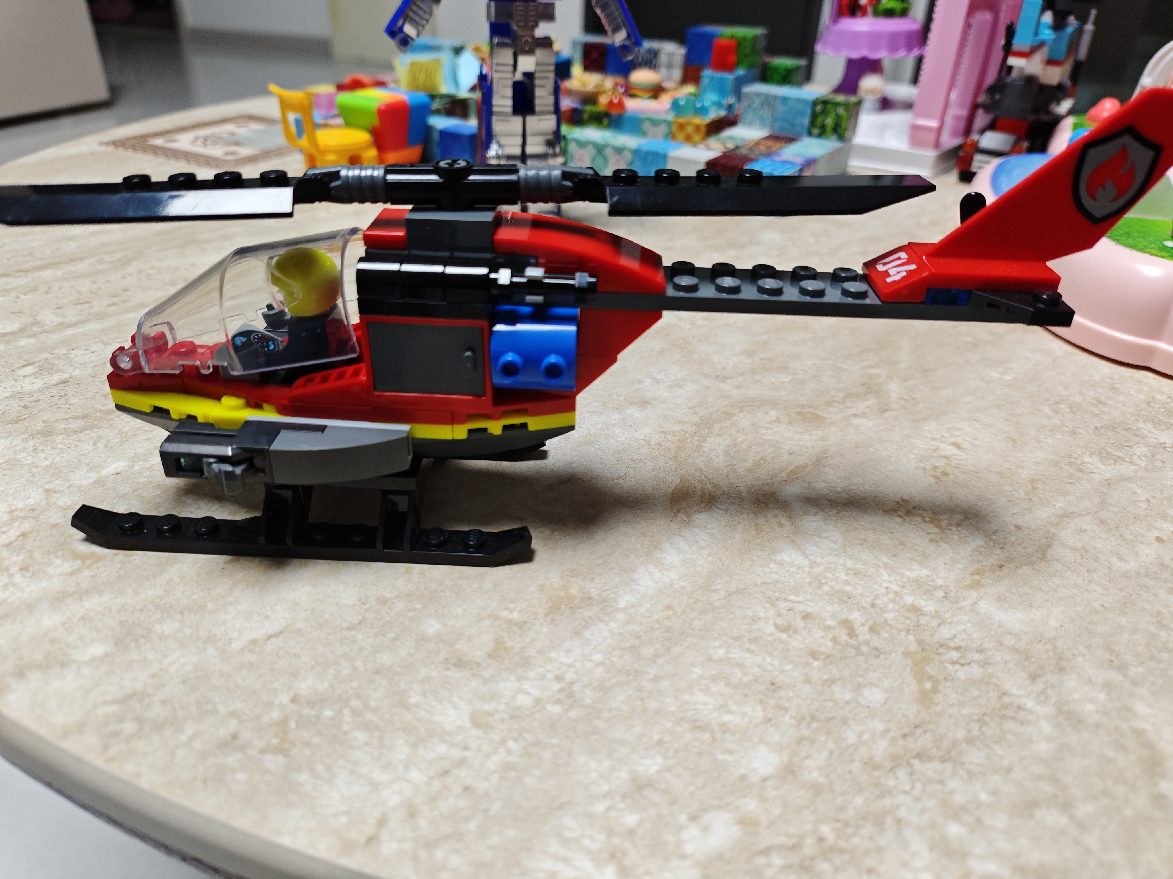 乐高（LEGO）积木玩具 城市组 60411消防直升机5岁+儿童玩具生日礼物 实拍图