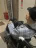 鱼跃手动轮椅车大轮轻便可折叠老人专用出行代步仅13kg铝合金H062 实拍图