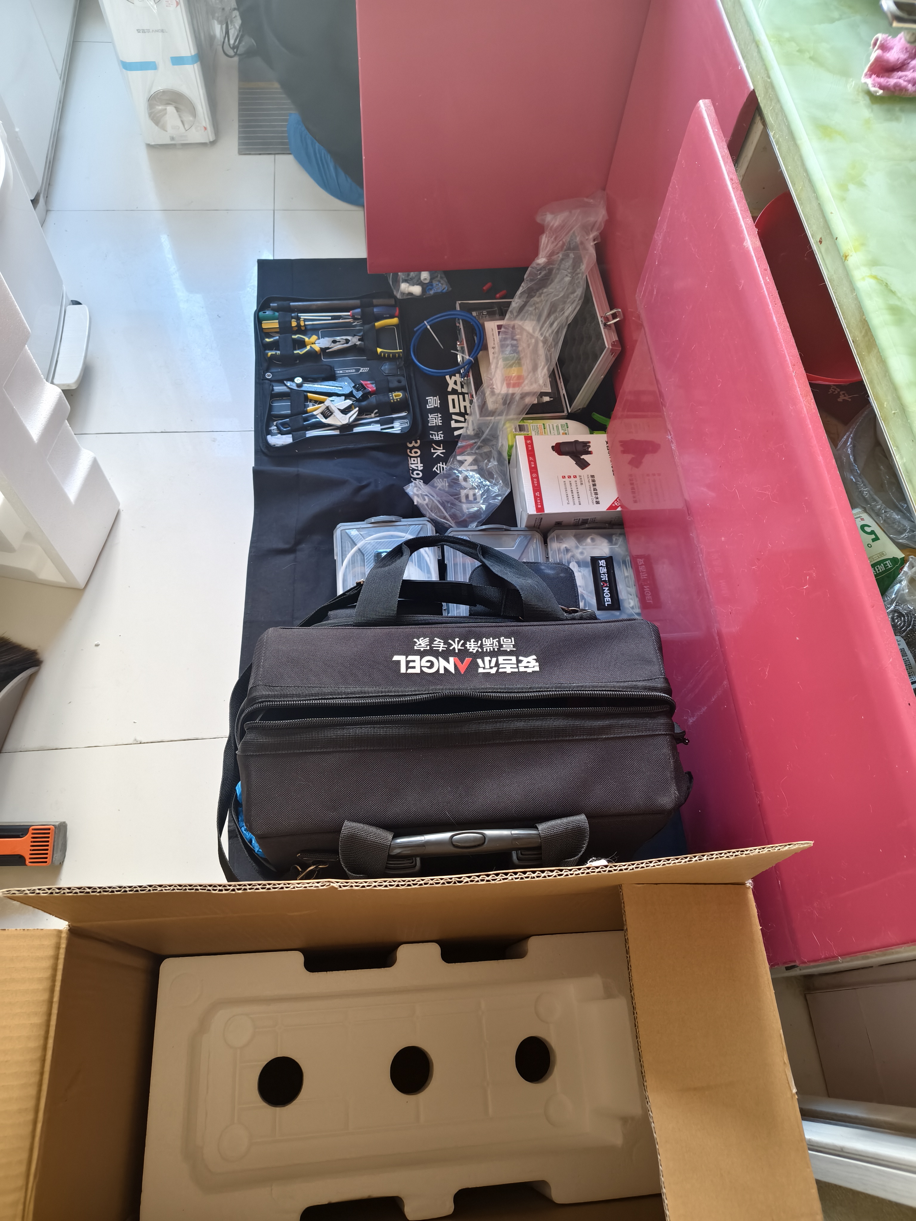 安吉尔哪吒高速全厨净水器1600G家用净水器10年长效RO膜厨房专用净水机J3779-ROC216 实拍图