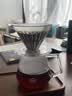泰摩 冰瞳手冲咖啡滤杯 V60通用咖啡过滤器 滴滤咖啡过滤杯 标准版01号透明滤杯+分享壶360ml 实拍图