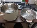 美的（Midea）电煮锅 0涂层不锈钢 宿舍小电锅 多功能家用宿舍泡面小火锅 2.6L蒸煮一体电热锅 XZC2066G 配蒸笼 实拍图