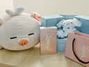 名创优品（MINISO）小猪B-BO翅膀猪玩偶毛绒公仔娃娃猪猪抱枕睡靠枕生日礼物女次日达 实拍图