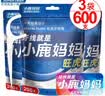小鹿妈妈超细牙线棒护齿家庭装齿缝牙签200支/袋*3袋共600支 便携随身盒 实拍图