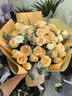 领香鲜花速递33朵香槟玫瑰花束送老婆表白女友生日礼物全国同城配送 33朵香槟玫瑰花束—女神款 实拍图
