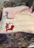 野兽派家居（tbh）宋雨琦同款三丽鸥Hello Kitty法兰绒家居服套装冬季可外穿睡衣女 Hello Kitty法兰绒家居服 奶白条纹 S 实拍图