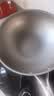 京东京造 炒锅 纯钛锅无涂层【百万微孔不粘】炒菜锅燃气灶电磁炉通用30cm 实拍图