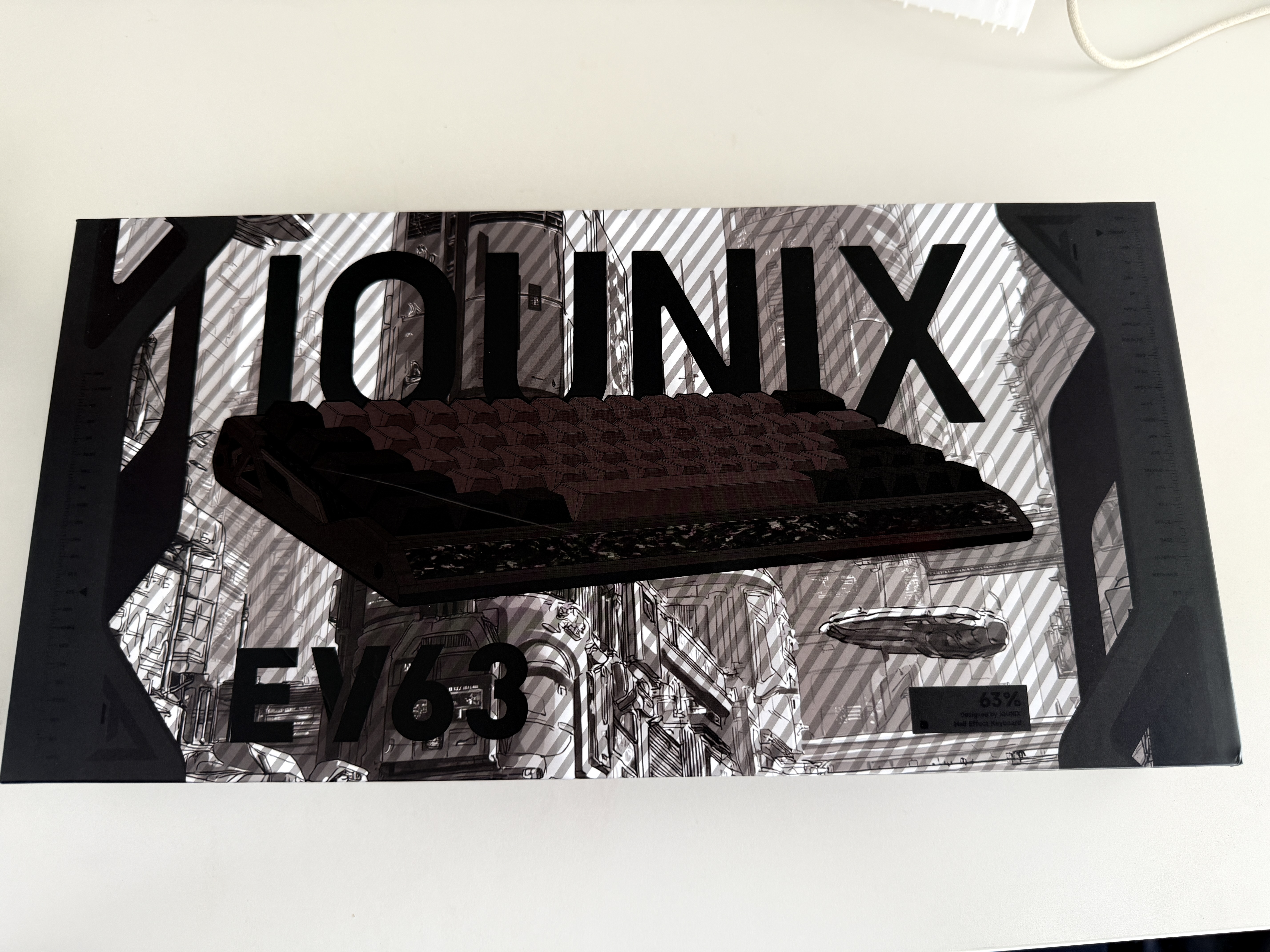 IQUNIX EV63旗舰磁轴键盘神秘X轴无畏契约电竞游戏铝厂客制化机械键盘 EV63 银武士【神秘X轴Ultra】 实拍图