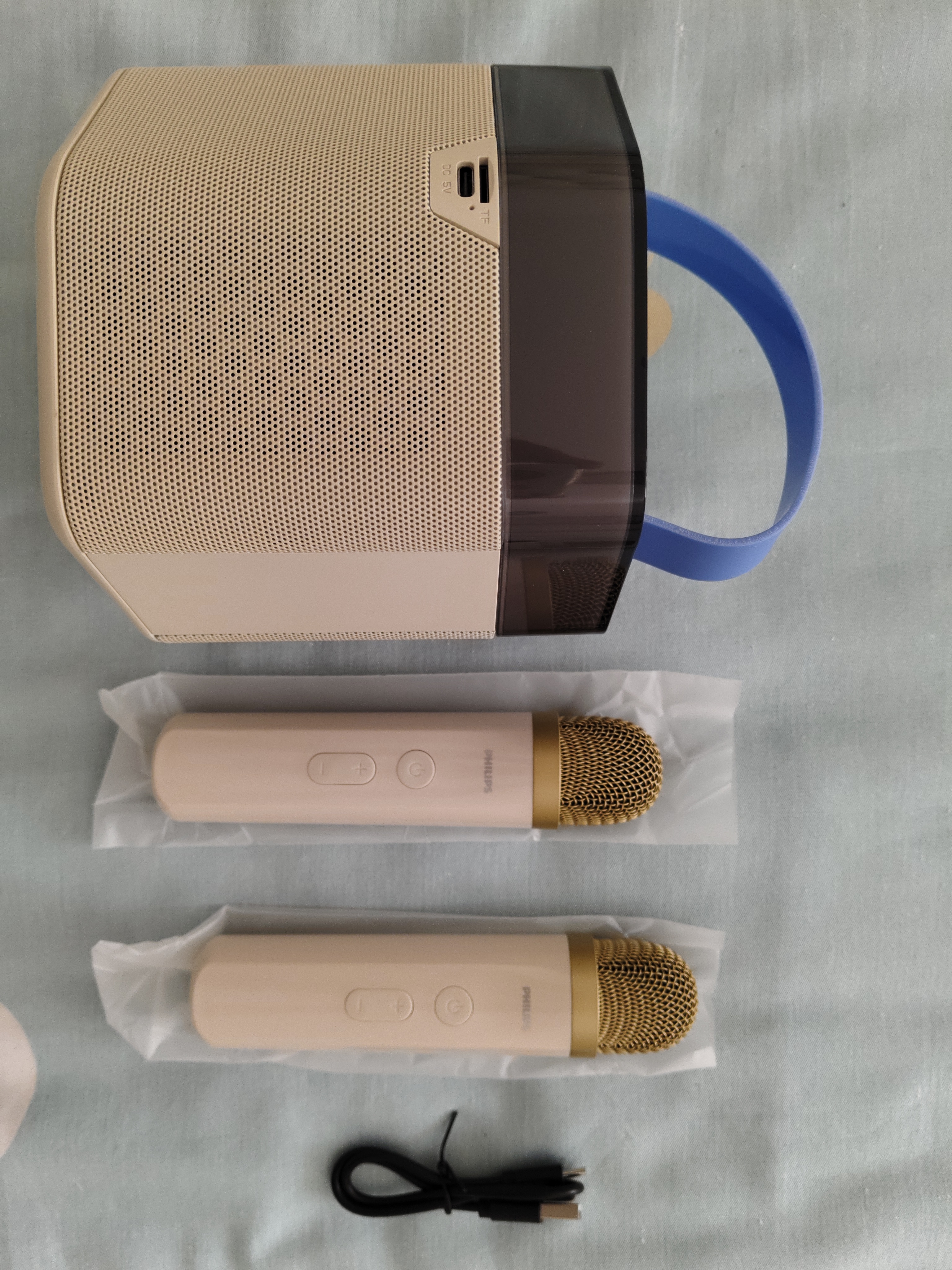 飞利浦（PHILIPS）2519k歌麦克风音响一体话筒自带声卡家庭ktv音响套装蓝牙音箱无线唱歌儿童男女孩生日礼物 实拍图