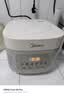 美的（Midea）电饭煲 3L家用电饭锅 316L不锈钢无涂层煮饭锅 2-3人智能预约0涂层煲汤煮粥MB-RE387S 实拍图