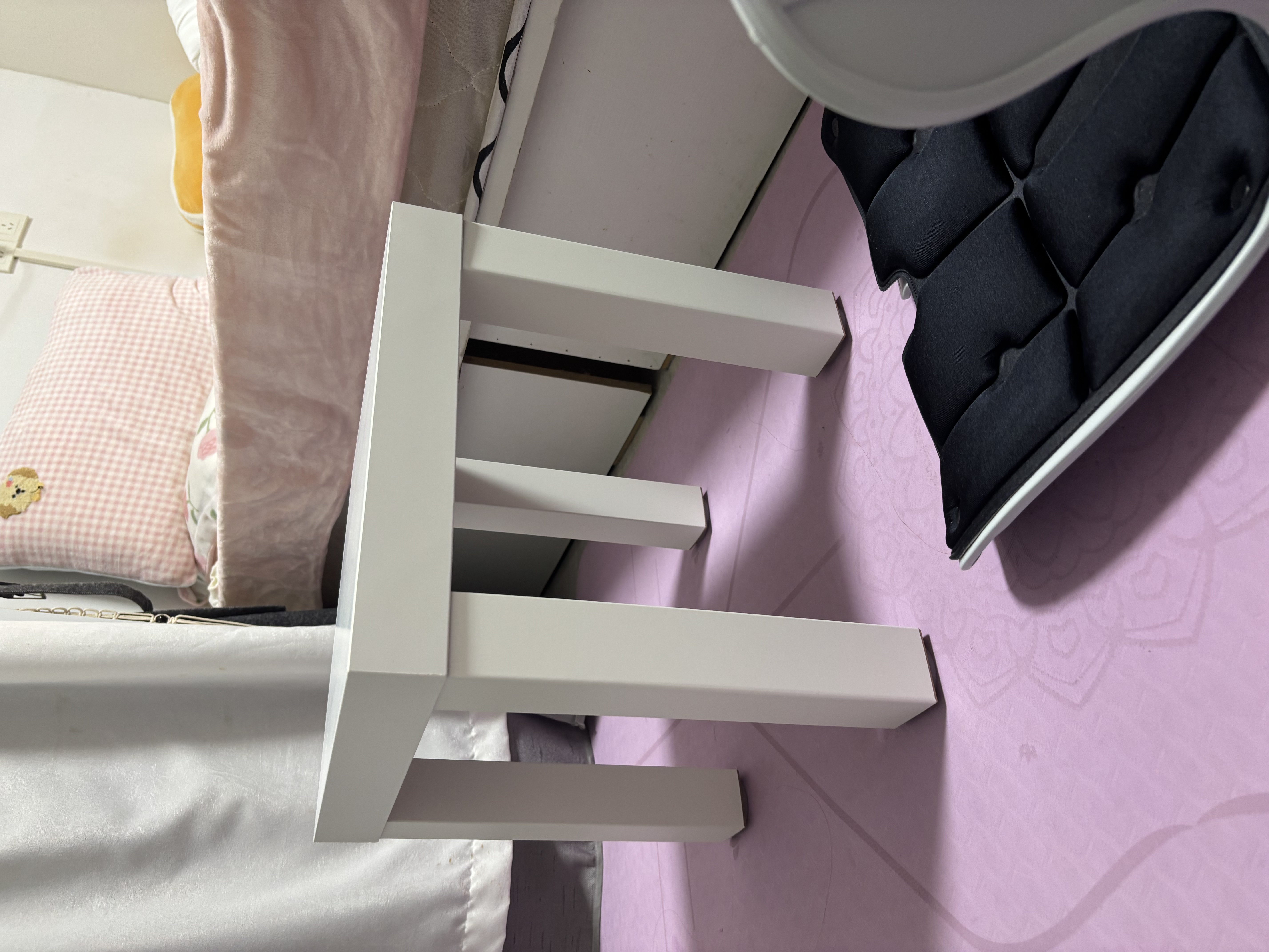 宜家（IKEA）LACK拉克小边桌简约现代客厅北欧风边几小茶几床头柜 白色边桌35x35cm 实拍图