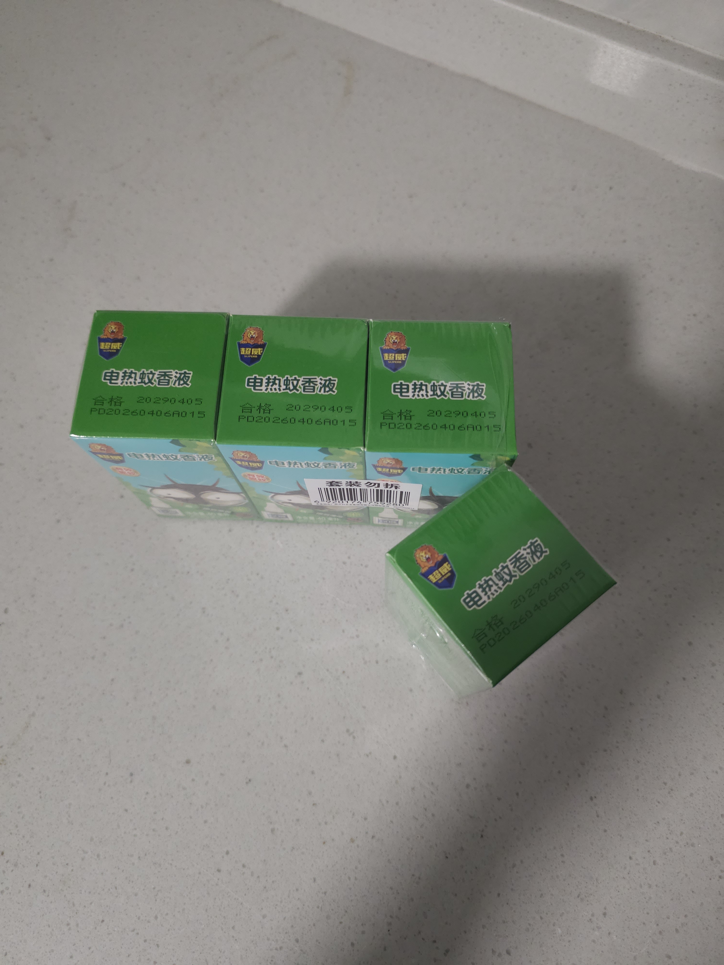超威电蚊香液基孔肯雅热家用非无香驱蚊液防蚊240晚补充液4瓶无加热器 实拍图