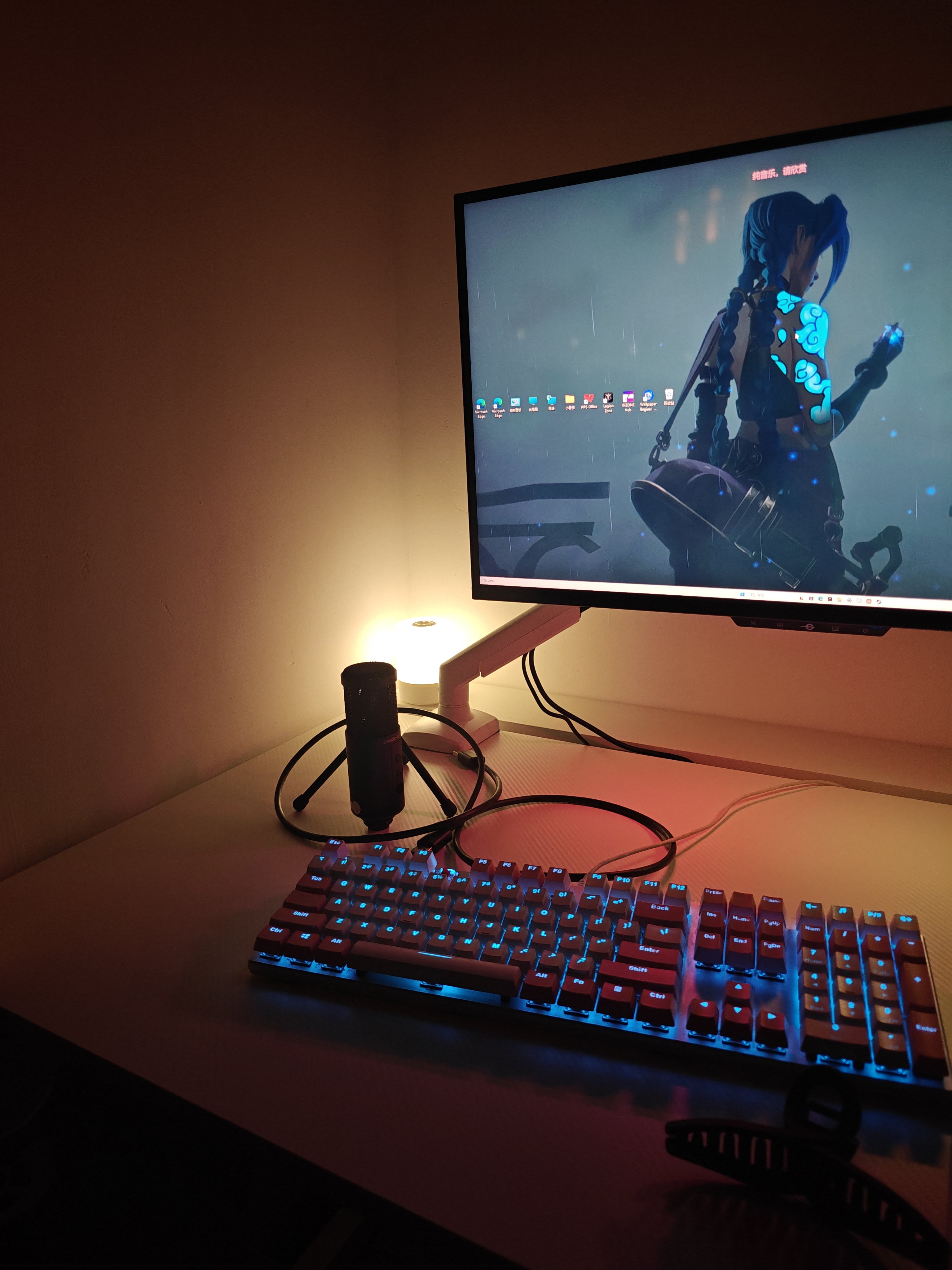 泰坦军团27英寸双侧入光 2K 345Hz HDR600 DyDs0.5ms 硬件低蓝光 旋转升降 云上舞白电竞显示器 仓刀X276S+ 实拍图