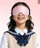 宜家依 儿童小学生睡眠专用真丝眼罩遮光可调节午睡觉桑蚕丝午睡 卡通猫 实拍图