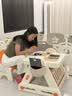 曼龙积木桌子儿童多功能大颗粒桌宝宝玩具桌积木桌乐高可升降桌椅 实拍图