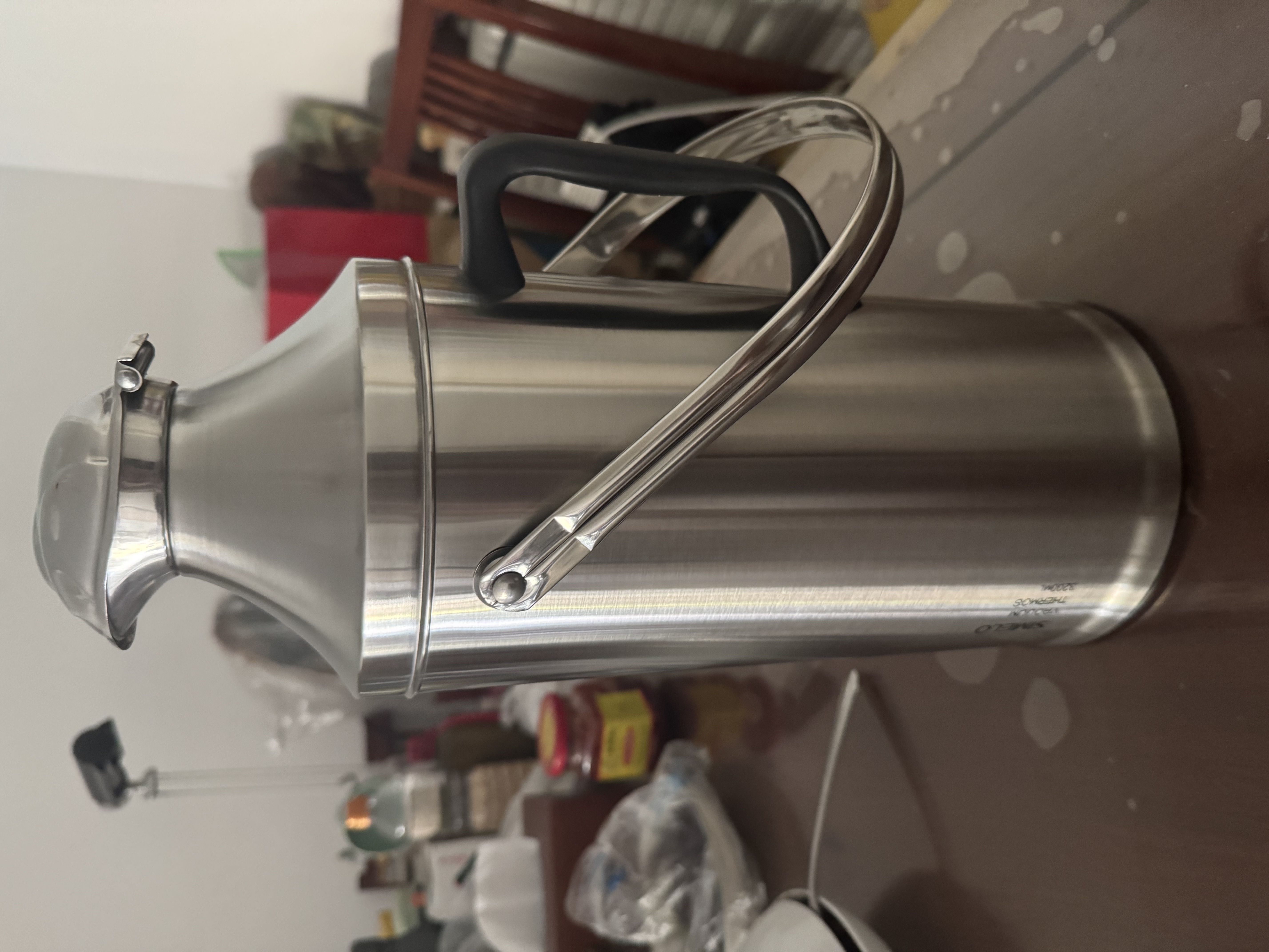 SIMELO保温壶家用玻璃内胆保温瓶热水瓶暖壶学生宿舍开水瓶3.2L精钢鸭嘴 实拍图