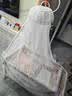 优乐博（ULOP）婴儿床可折叠可移动0-3岁宝宝床多功能婴儿床可升降婴儿拼接床 尿布台婴儿床二合一摇篮摇摇床 一键折叠床豪华款 婴儿用品实用新生儿见面礼物便携折叠婴儿床 实拍图