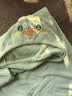 欧孕（OUYUN）婴儿浴巾珊瑚绒吸水速干儿童斗篷浴袍带帽春夏宝宝洗澡浴衣恐龙S 实拍图