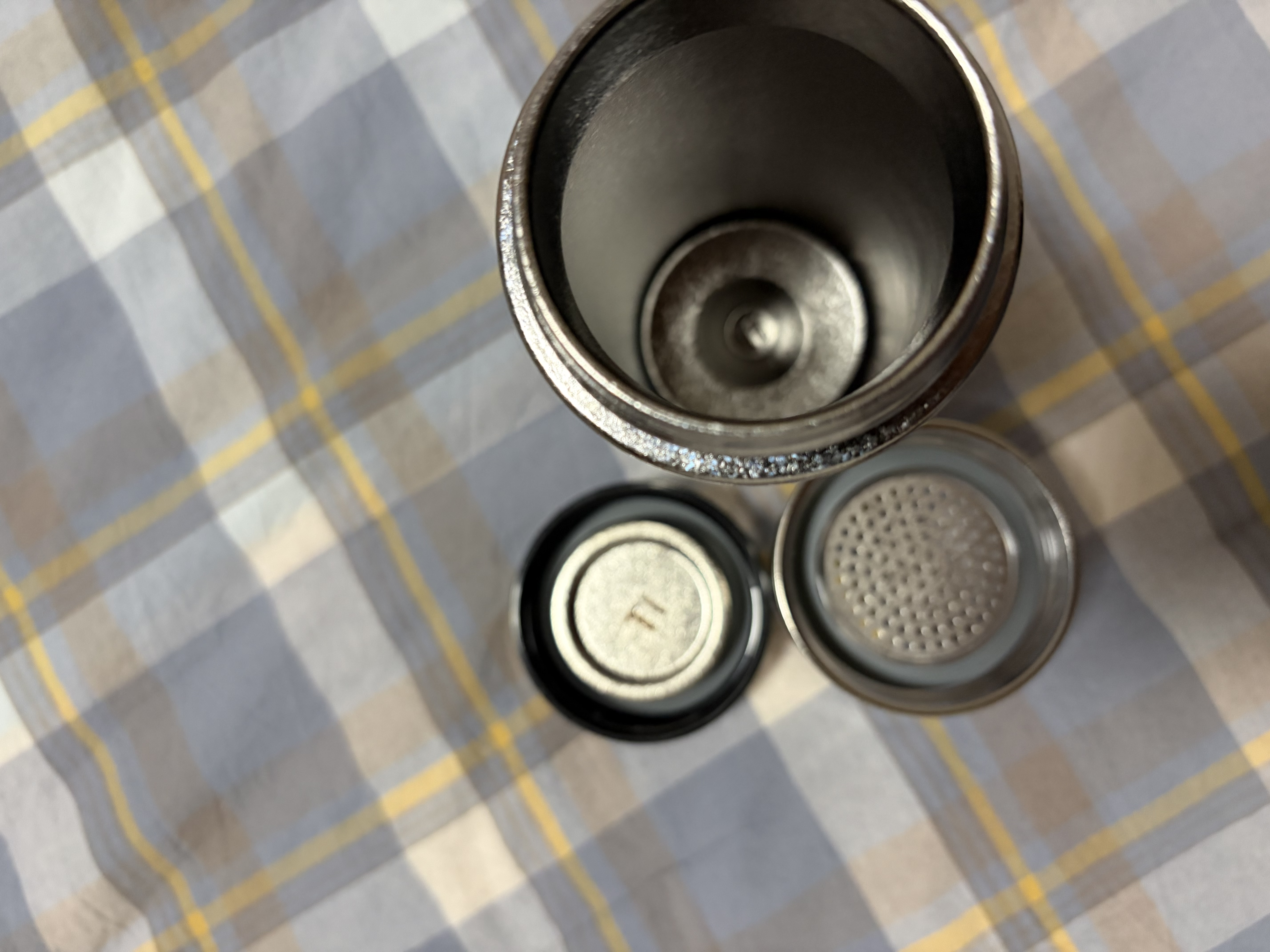 富光拾喜保温杯内外纯钛水杯茶水分离杯泡茶杯子车载便携水杯钛杯420ml 实拍图