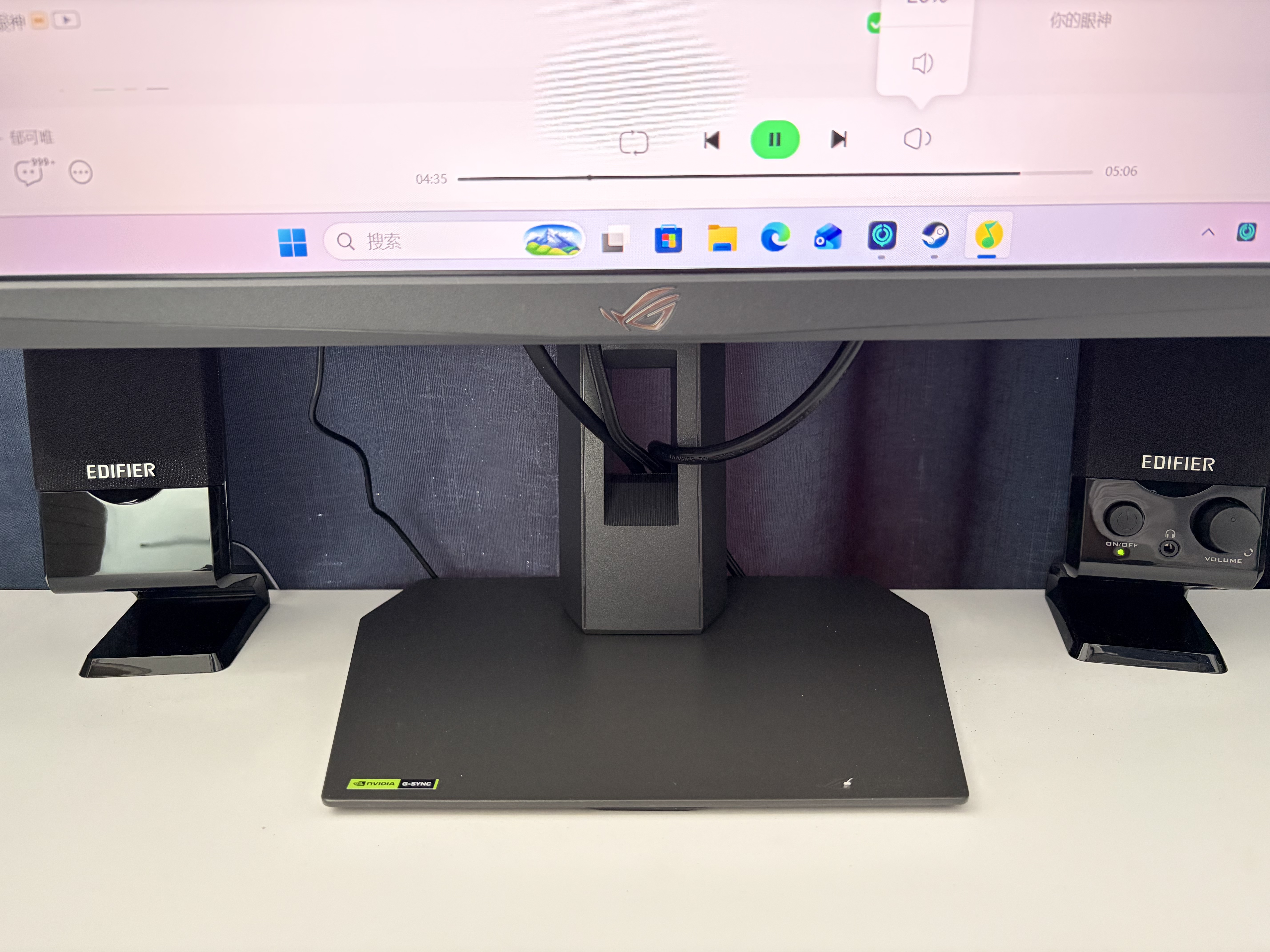 漫步者（EDIFIER）R10U 2.0声道电脑音响音箱 台式机笔记本桌面音响 黑色 实拍图