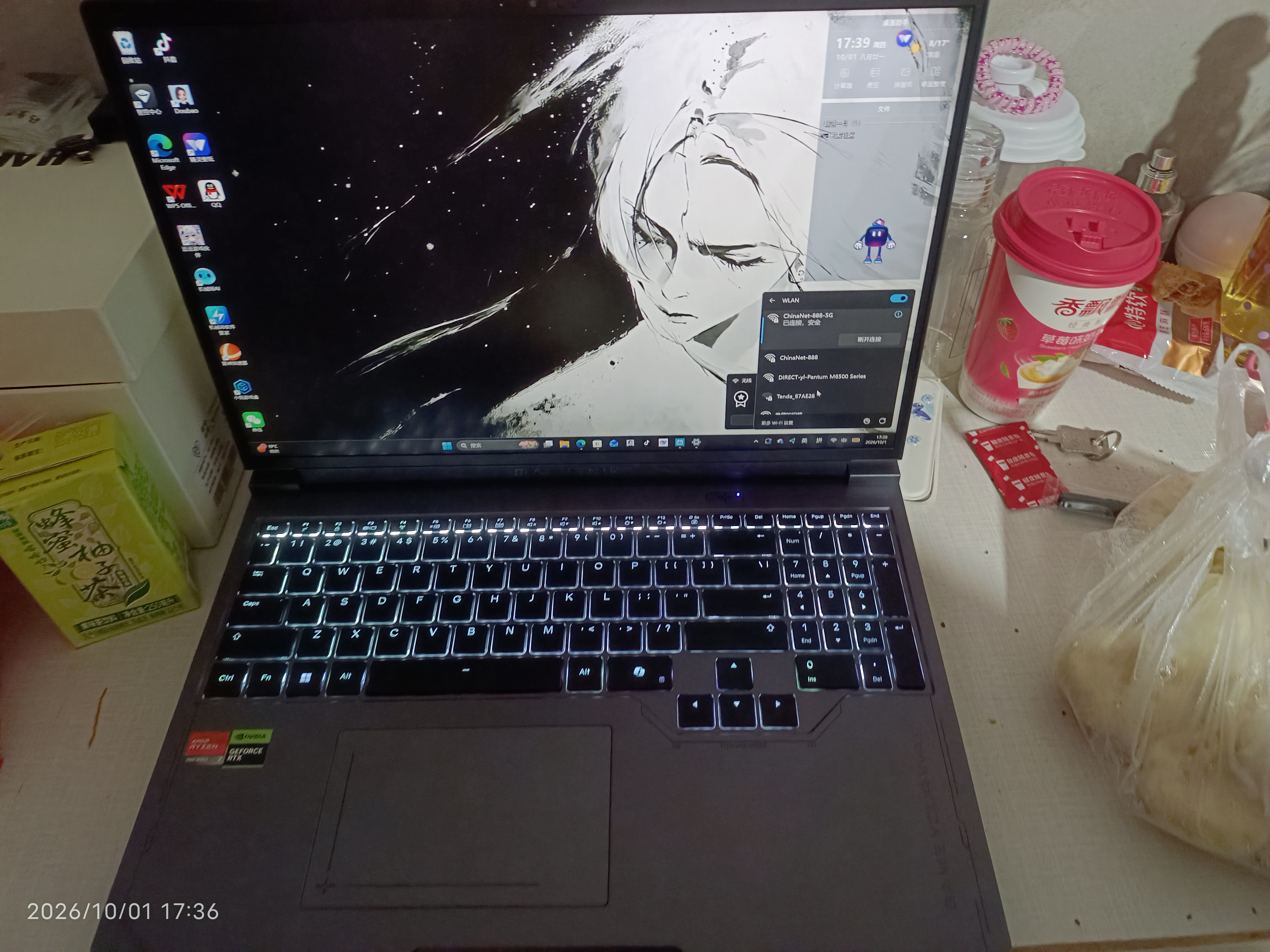 机械师曙光16S【RTX5050 国家补贴】16英寸AI学生办公游戏本笔记本电脑R7 7745HX 180Hz 2.5K 屏 16G 1T 实拍图