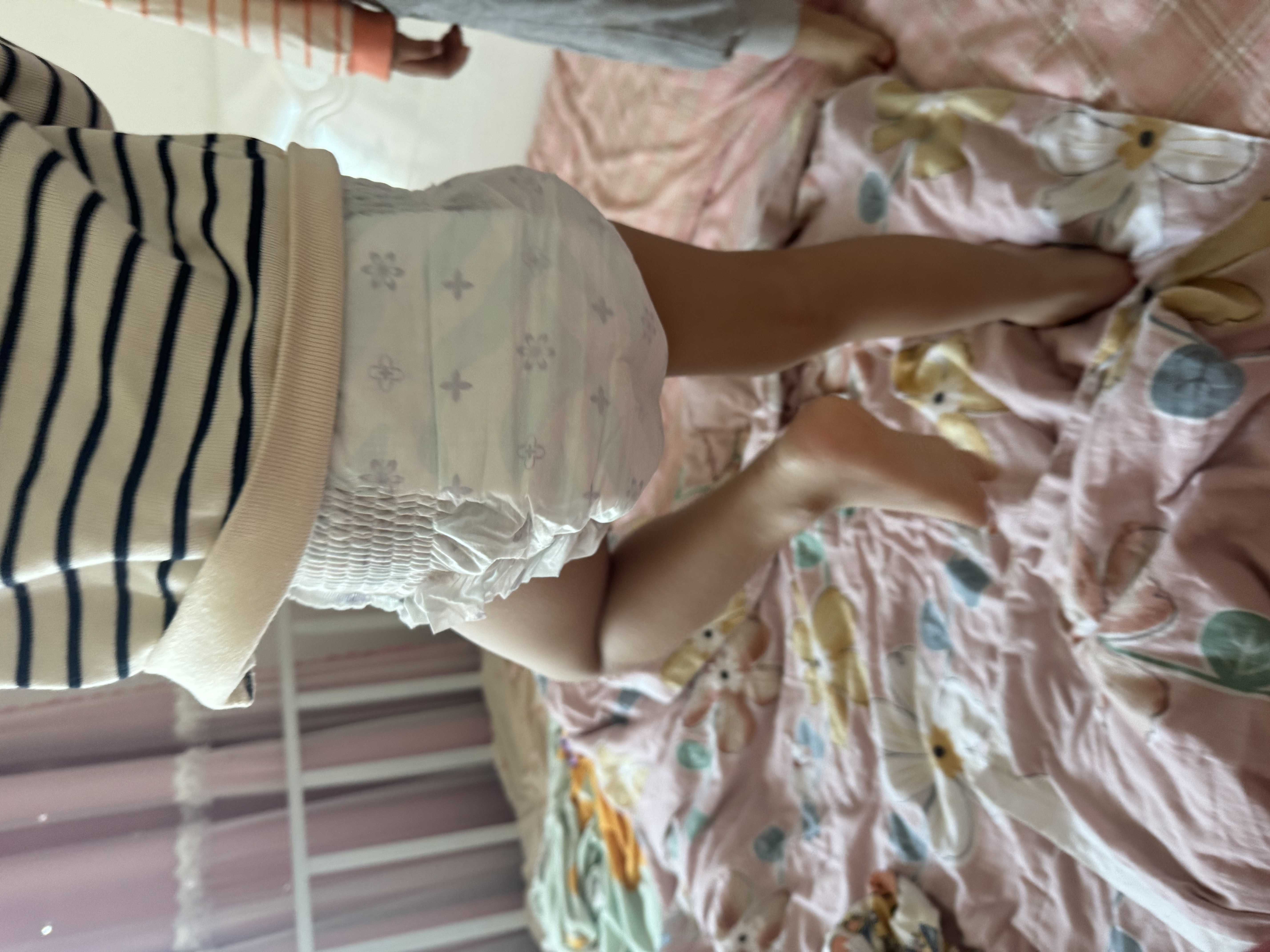 宜婴新款头等舱拉拉裤XXXL码婴儿透气宝宝尿不湿38片【未检出甲酰胺】 实拍图
