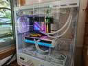 TCOMAS钛钽SJ-A090 360白色 一体式CPU水冷散热器 大冷头加厚冷排风扇ARGB光效 支持intel/AMD 实拍图