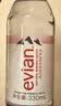 依云（evian）高端天然矿泉水 330ml*24硬瓶 法国原装进口饮用水 会议商务用水 实拍图