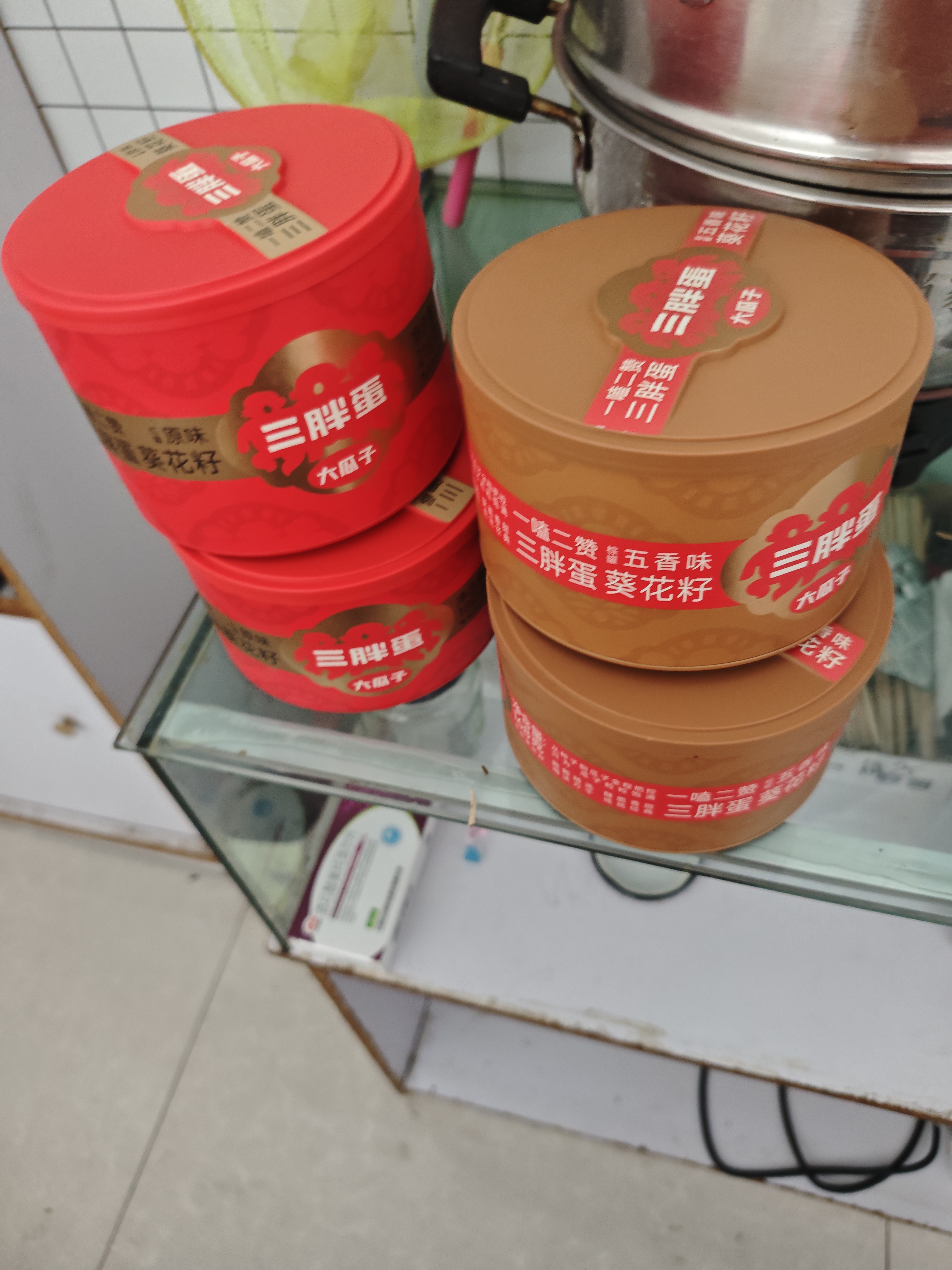 三胖蛋原味瓜子180g罐装 坚果炒货大颗粒葵花籽  解馋休闲零食 实拍图