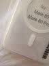 暴走适用华为mate80pro手机壳 华为Mate80手机壳 磁吸柔砂肤感透色轻薄简约撞色硬壳保护壳 柔雾白 实拍图