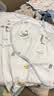 童泰婴儿连体衣春秋季纯棉新生儿衣服宝宝蝴蝶爬服和尚服蓝色52cm 实拍图