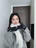 李宁（LI-NING）骑行手套冬季男女登山保暖加绒电动摩托自行车手套防冻防寒风滑雪 实拍图
