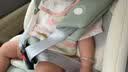 Heekin引领者儿童安全座椅汽车车载用0-12岁新生婴儿宝宝175°可坐可躺 青提绿-智能(语音通风加热+单手旋转+不窝脖+175°躺) 实拍图