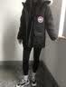 FNKM反季羽绒服男女大码冬季学生防寒服大毛领加厚工装派克服情侣外套 黑色 XL 建议【115-130斤】 实拍图