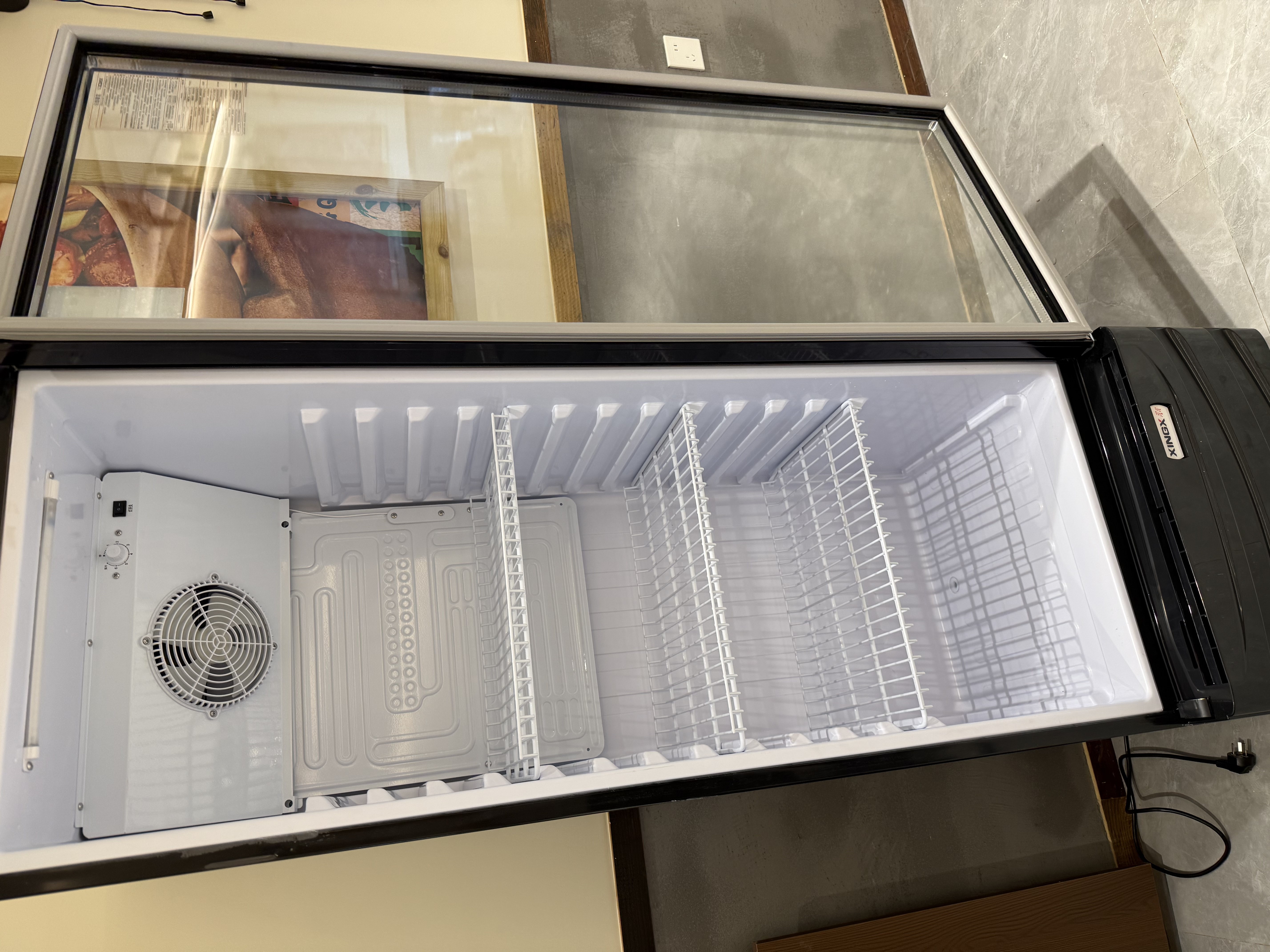 星星展示柜冷藏保鲜柜冷藏柜立式冰柜商用酒柜饮料冷柜风冷除霜单门便利店留样柜LSC-235H 实拍图