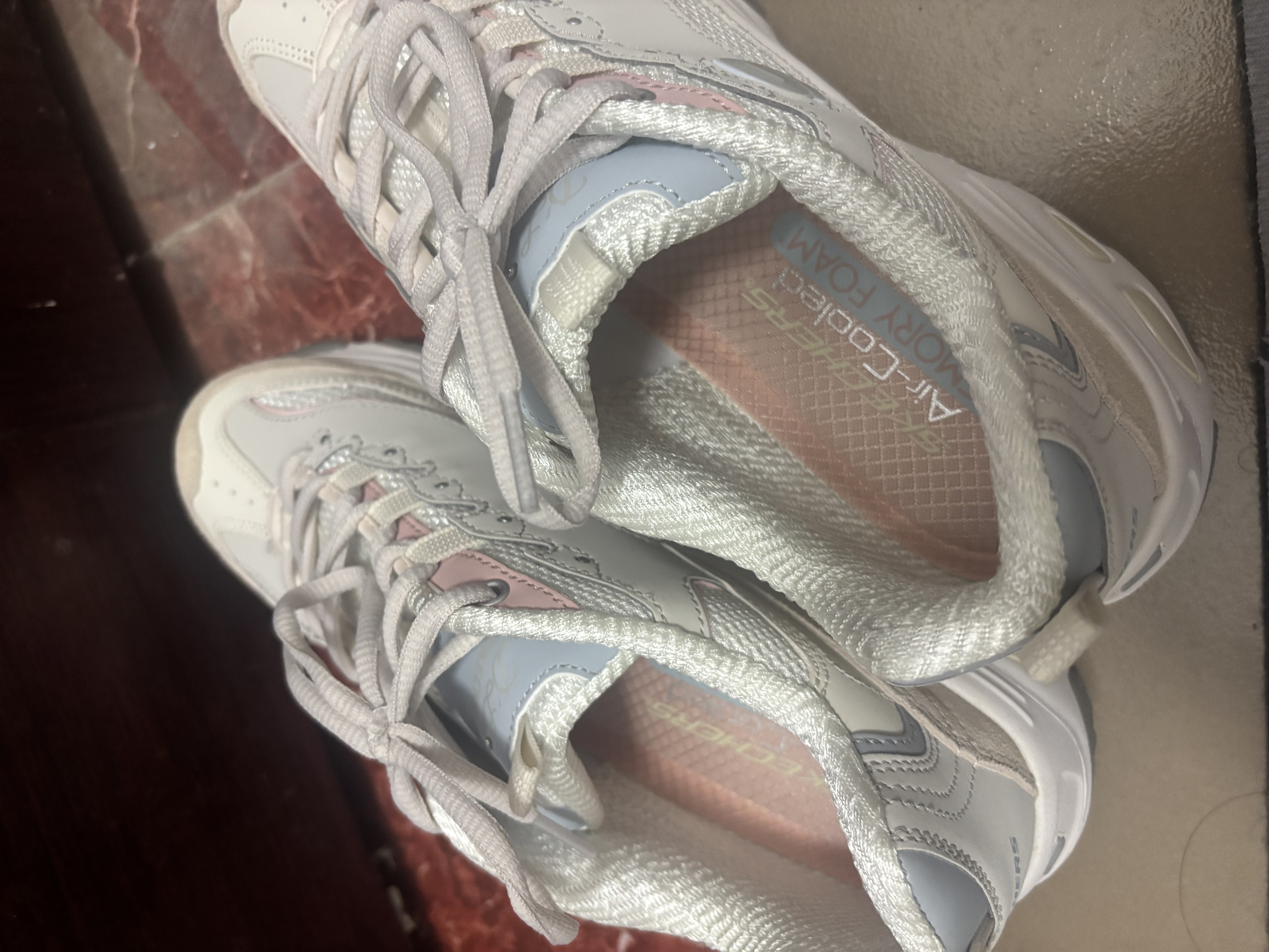 斯凯奇（Skechers）奶茶熊老爹鞋女士秋季厚底增高熊猫鞋休闲运动鞋女鞋149238 实拍图
