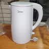 美的（Midea）电热水壶烧水壶1.7L304不锈钢0涂层双层隔热自动断电1500W养生冲奶2026新款 MK-SH17M130 实拍图