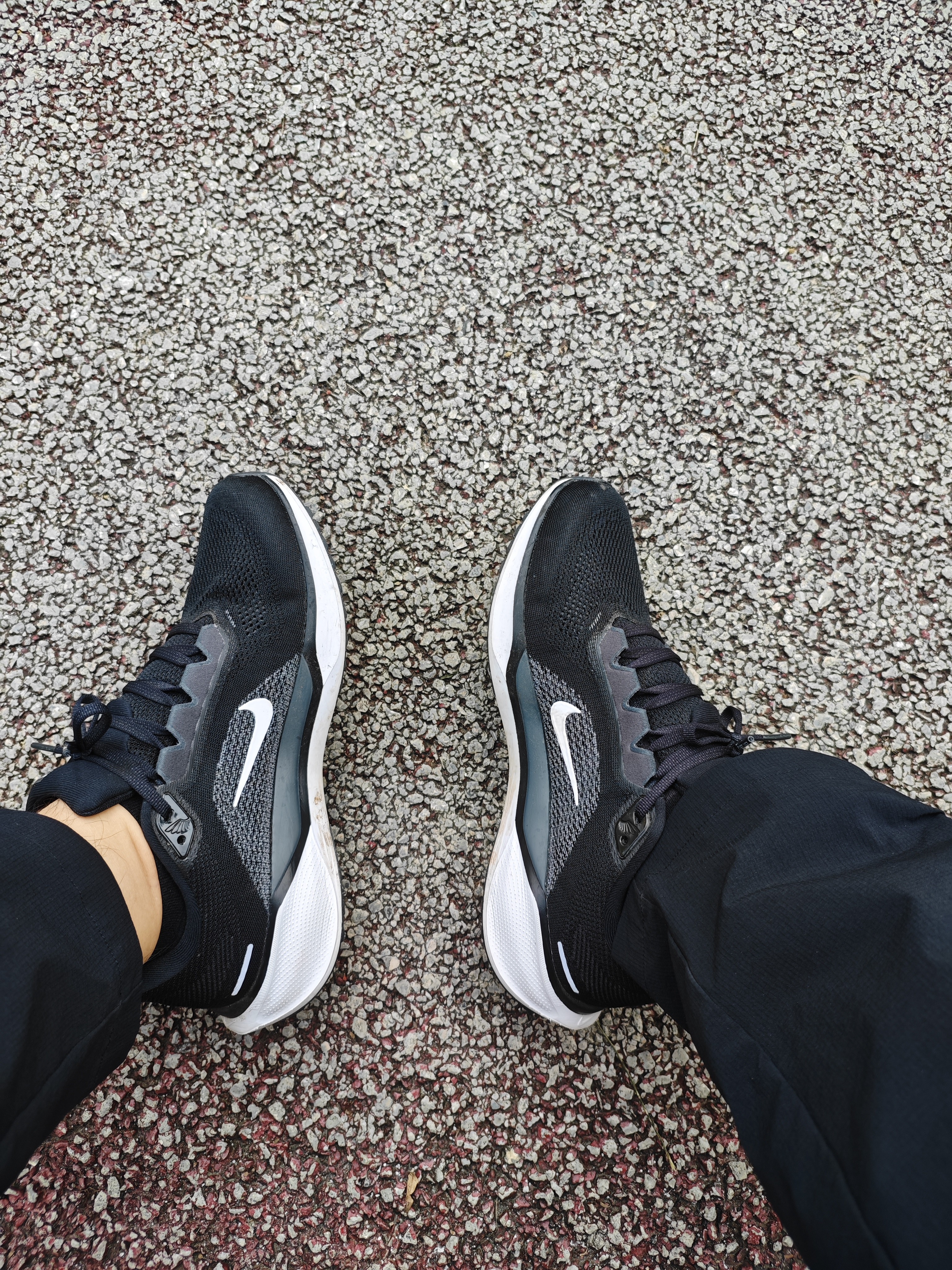 耐克NIKE跑步鞋男子减震飞马41 PEGASUS 41运动鞋FD2722-002黑白43 实拍图