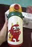 babycare儿童保温杯水壶吸管杯大宝宝学饮杯不锈钢三合一上学600ml 实拍图