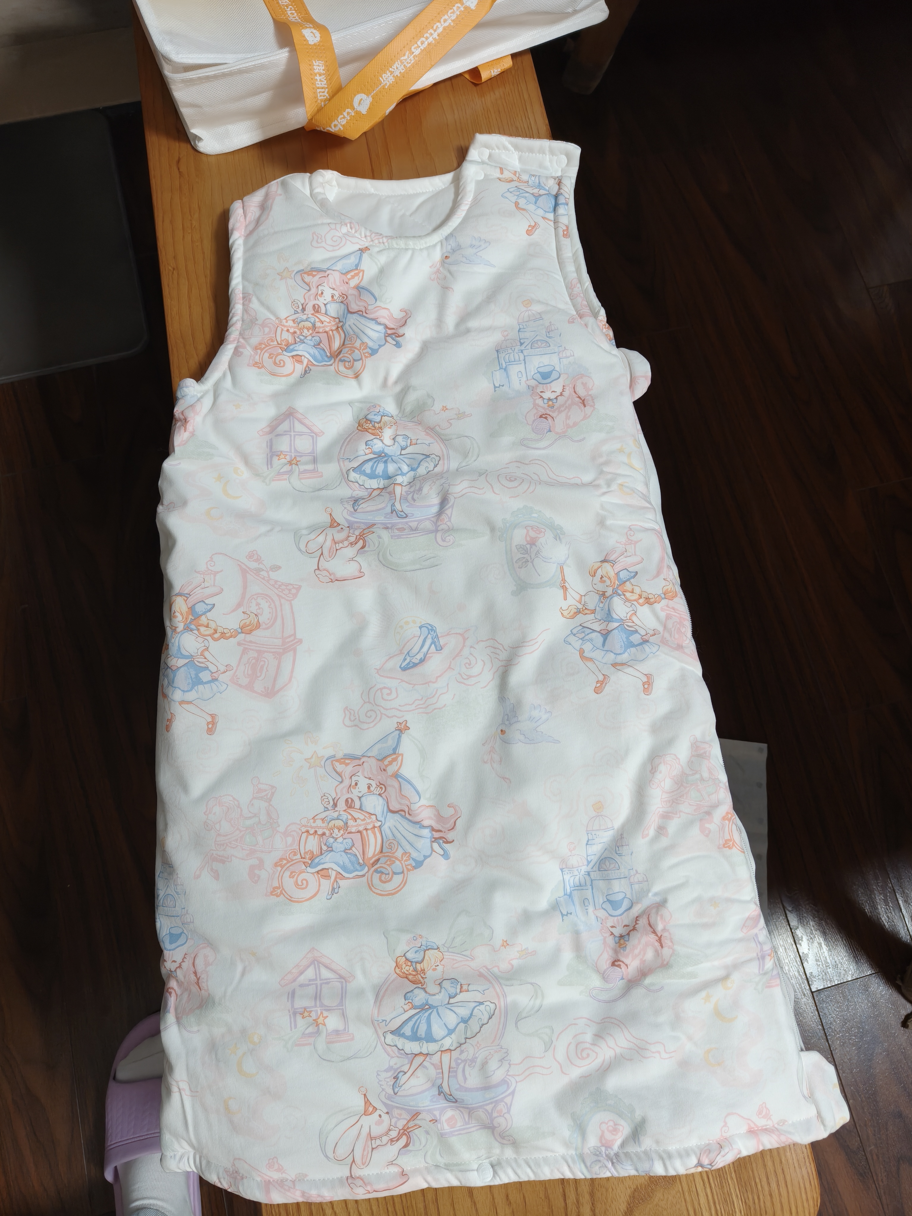 贝肽斯婴儿睡袋恒温儿童纯棉背心睡袋婴幼儿防踢被睡衣秋冬中厚 星野S 实拍图