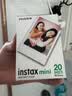 INSTAX富士instax立拍立得 mini相纸 白边双包20张+香蕴花影边框贴 实拍图