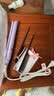 敏煌（MinHuang）夹板直发卷发两用直板夹负离子卷发棒迷你小型宿舍便携神器 H5紫色 实拍图