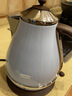 德龙（Delonghi）电热水壶1.7L大容量烧水壶家用复古系列 防干烧自动断电 304不锈钢 KBOV2001.AZ 海洋蓝 实拍图