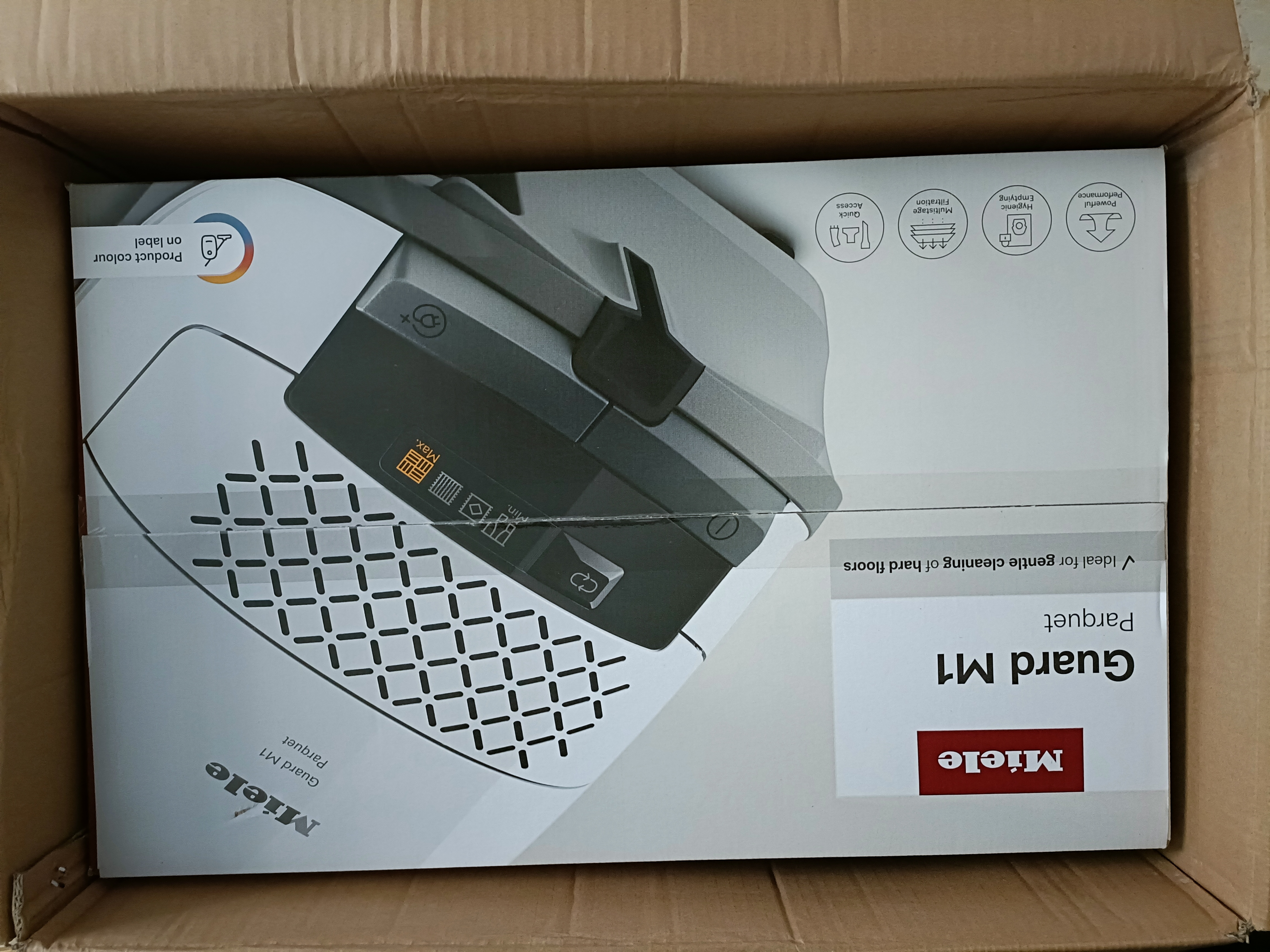 美诺（Miele）欧洲原装进口家用卧式吸尘器大功率超强吸力宠物家庭适用吸猫毛【政府补贴】以旧换新 M1 Parquet Xl晶钻白 实拍图