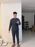 杉杉【100%羊毛夹绒五层加厚】男士保暖内衣套装冬季抗寒秋衣秋裤内衣 实拍图