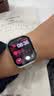 Apple/苹果 Watch S11 智能手表GPS款42毫米银色铝金属表壳雾紫色运动型表带M/L MEUU4CH/B 实拍图
