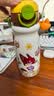 佩奇妈妈（PEIQIMAMA）儿童保温杯316不锈钢直饮吸管水杯3-6岁幼儿园专用水壶上学杯子 实拍图