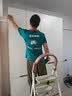 全友家居简约奶油风加高四门衣柜卧室家用衣橱衣服收纳储物柜一体靠墙 实拍图